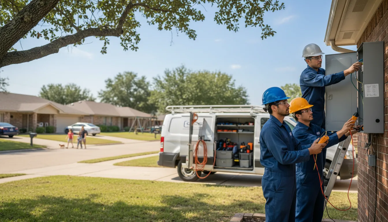 Certified electrician providing emergency electrical services in Cambridge, KS